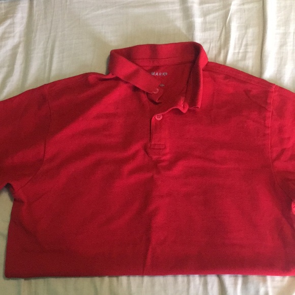 primark red polo shirt